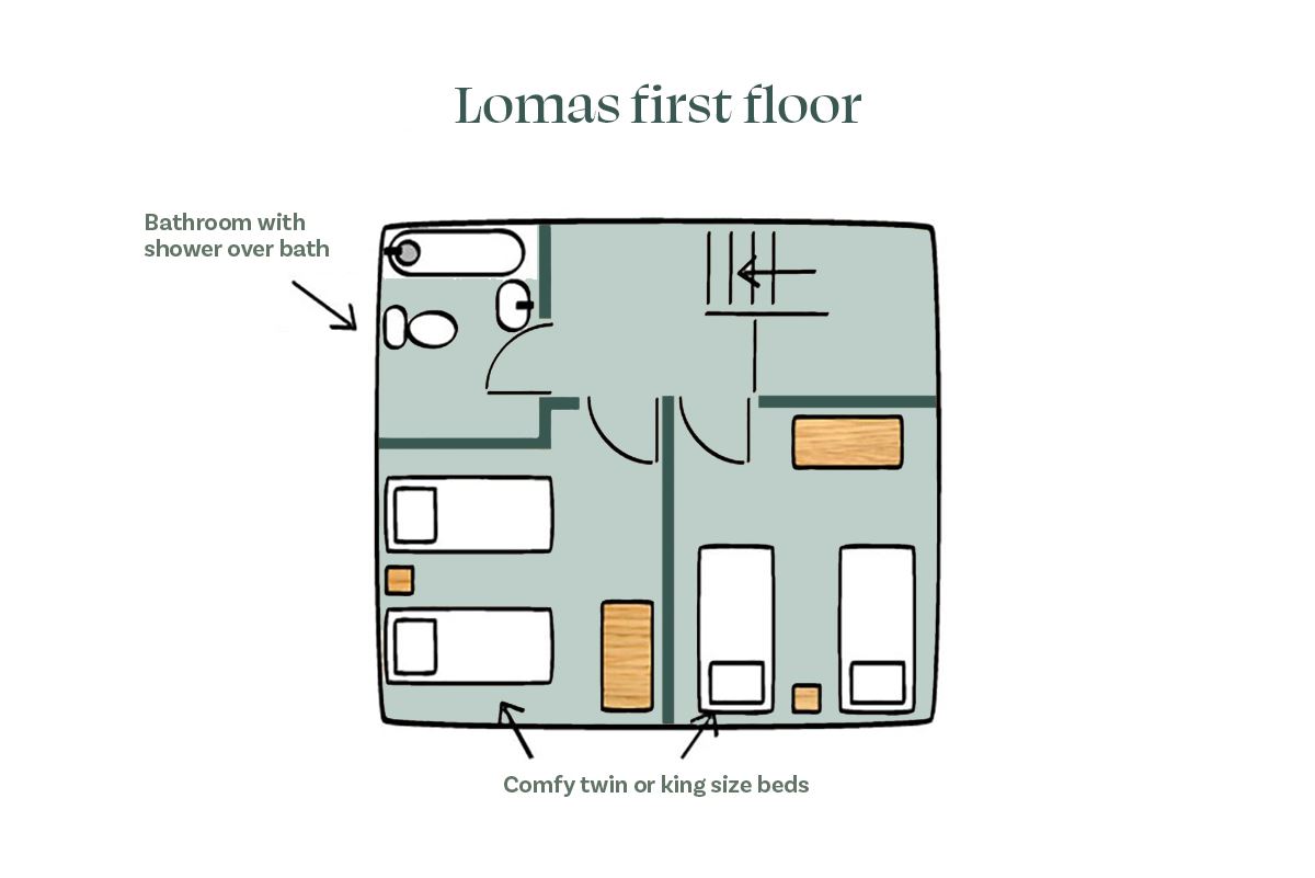 Lomas Cottage First Floor Plan