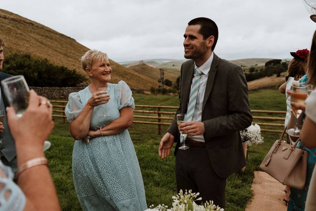 Wedding Guests Enjoying Themselves