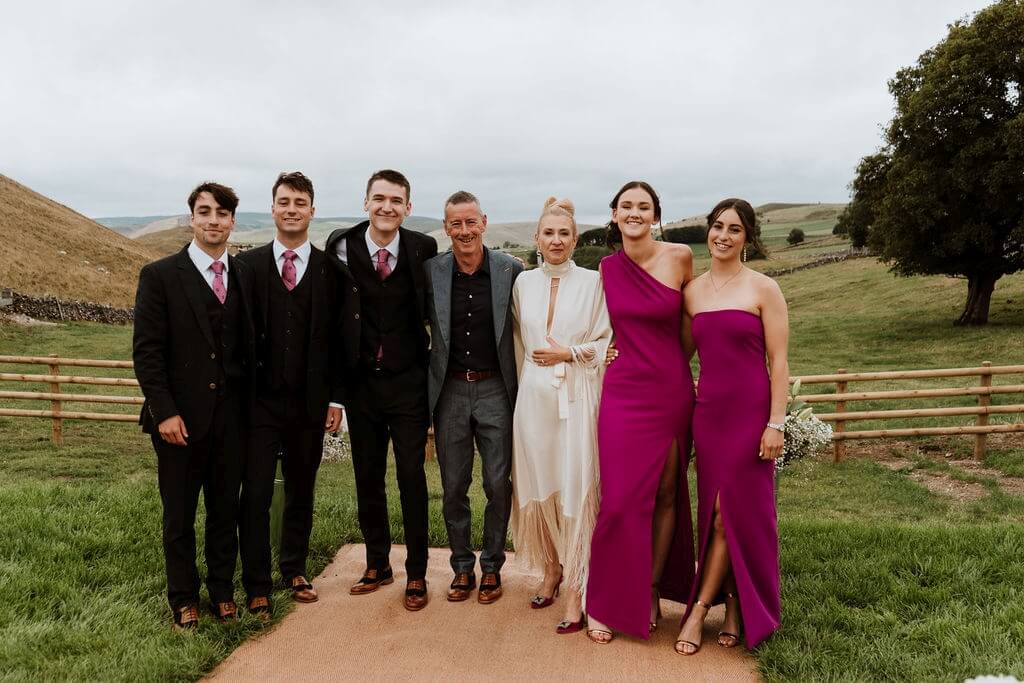 Family Wedding Group Photo