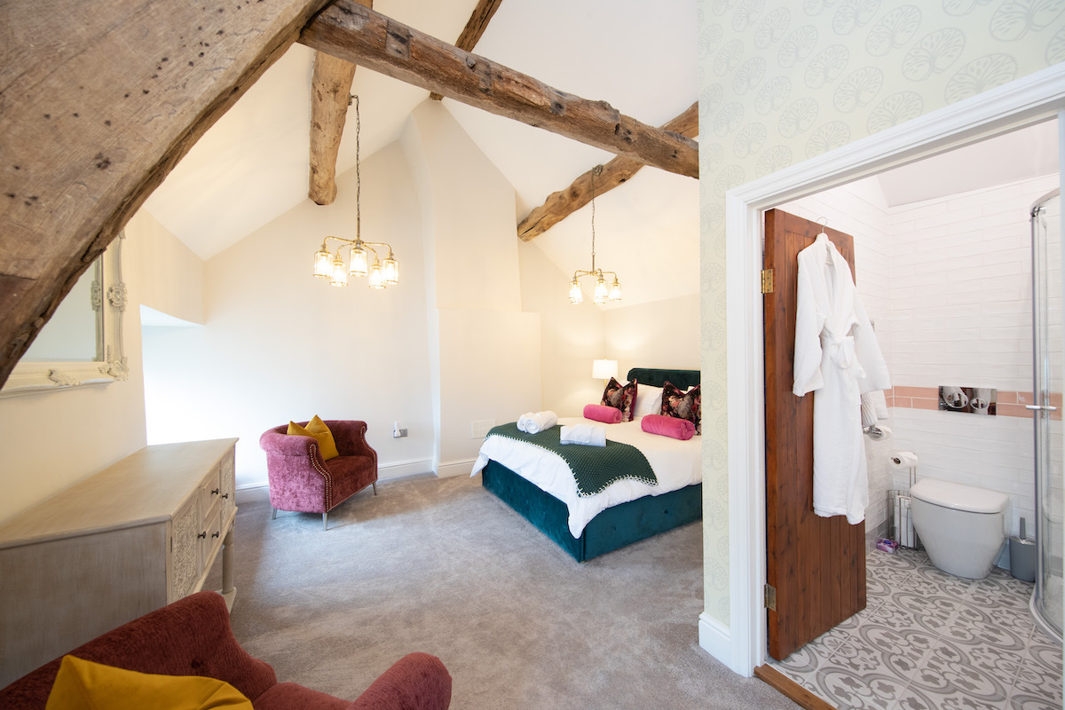 The Farmhouse Master Bedroom At Wheeldon Trees.