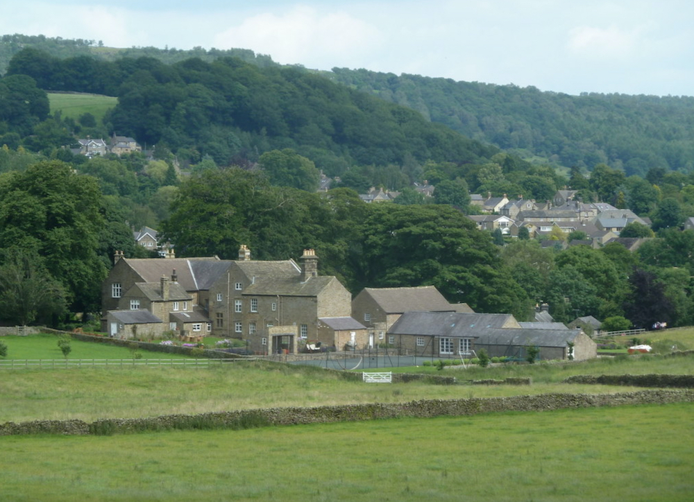 Wheeldon Trees Cottages - View Of Baslow And Bubnell