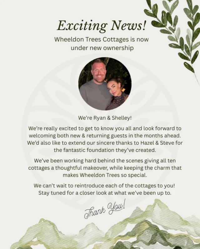 A New Chapter at Wheeldon Trees CottagesNew owners. Newly refreshed cottages. Same beautiful Peak District Setting.We’re looking forward to welcoming you!